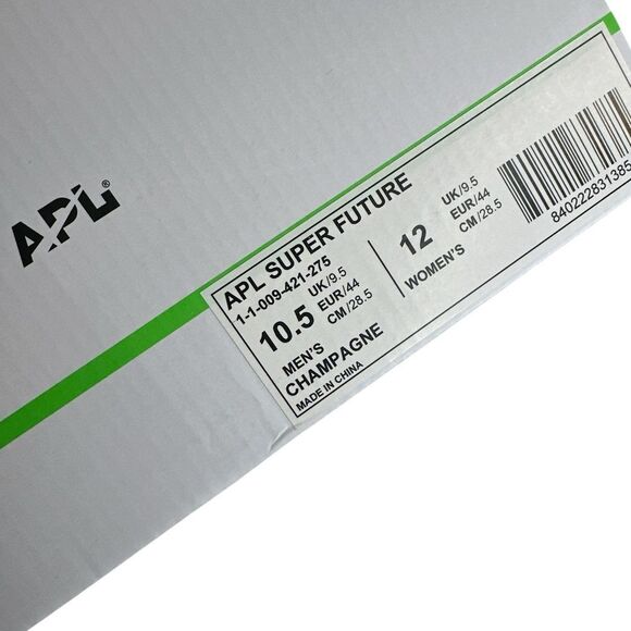 APL Men’s Super Future High-Top Sneakers CHAMPAGNE NWT - Picture 10 of 11